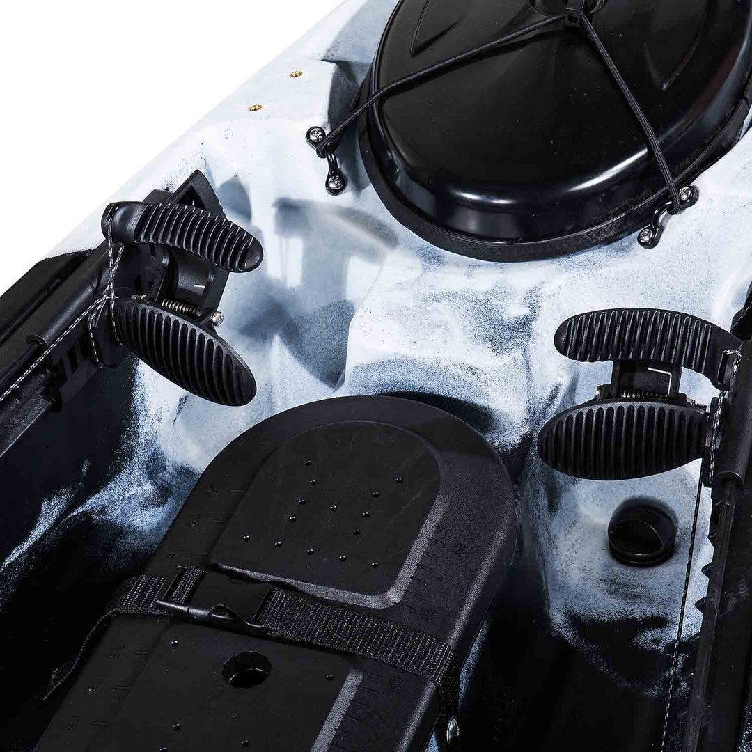 Elkton Outdoors Auklet 10' Single Person Rudder Operated Sit On Top Fishing Kayak SPORTING GOODS 4 Elkton Outdoors Auklet 10' Single Person Rudder Operated Sit On Top Fishing Kayak SPORTING GOODS