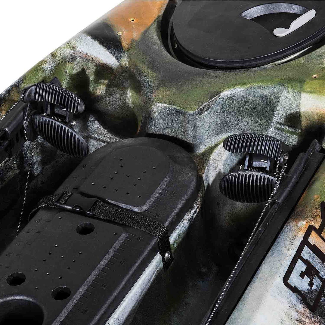 Elkton Outdoors Auklet 12 Foot Single Person Sit On Top Fishing Kayak With SmartTracker Rudder And Aluminum Framed Seat SPORTING GOODS 5 Elkton Outdoors Auklet 12 Foot Single Person Sit On Top Fishing Kayak With SmartTracker Rudder And Aluminum Framed Seat SPORTING GOODS