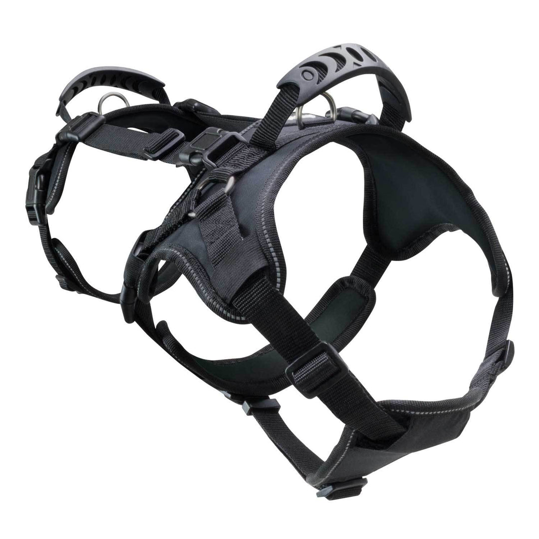 Frontpet Heavy Duty Double Back Dog Harness I Canine Harness Equipment For Lifting & Transporting I Black, Large PET SUPPLIES 1 Frontpet Heavy Duty Double Back Dog Harness I Canine Harness Equipment For Lifting & Transporting I Black, Large PET SUPPLIES