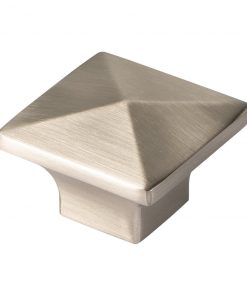 HOME GOODS Engle Hardware Square Pyramid Top Cabinet Knob - Upper Rim - 25 Pack