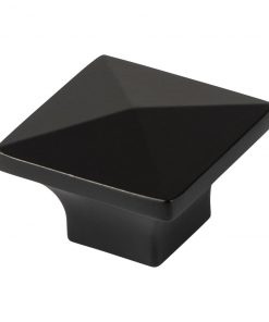 HOME GOODS Engle Hardware Square Pyramid Top Cabinet Knob - Upper Rim - 25 Pack