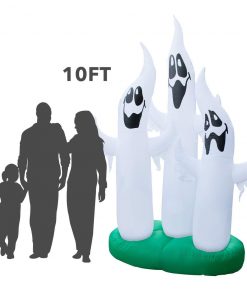 Holidayana HOME GOODS Inflatable Ghost Family Decoration With Built-In Fan And LED Lights