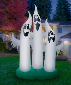Holidayana HOME GOODS Inflatable Ghost Family Decoration With Built-In Fan And LED Lights