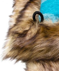 Moonstone Faux Wolf Fur Blanket With Button Straps And Storage Pocket, 54 Inches X 64 Inches HOME GOODS 20 Moonstone Faux Wolf Fur Blanket With Button Straps And Storage Pocket, 54 Inches X 64 Inches HOME GOODS