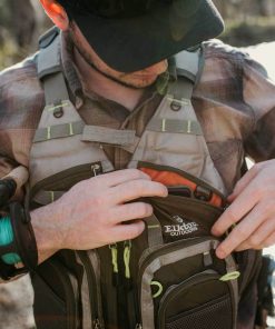 Elkton Outdoors SPORTING GOODS Fly Fishing Vest With Mesh Multi-Pocket Storage
