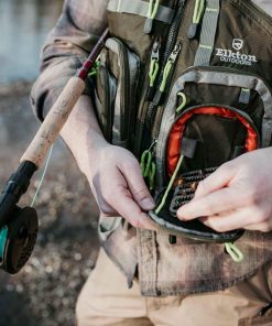 Elkton Outdoors SPORTING GOODS Fly Fishing Vest With Mesh Multi-Pocket Storage