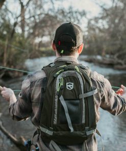 Elkton Outdoors Fly Fishing Vest Backpack With Wading Pack