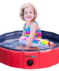 Frontpet Folding Dog Pool With Drain Plug PET SUPPLIES