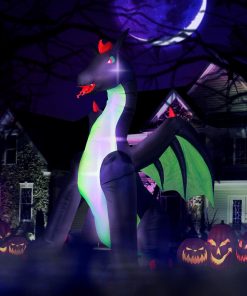 Holidayana HOME GOODS 9ft Inflatable Halloween Dragon