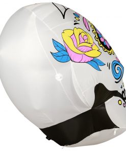 Holidayana Inflatable Halloween Skull Decoration With Built-In Fan And LED Lights HOME GOODS 24 Holidayana Inflatable Halloween Skull Decoration With Built-In Fan And LED Lights HOME GOODS