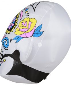 Holidayana Inflatable Halloween Skull Decoration With Built-In Fan And LED Lights HOME GOODS 26 Holidayana Inflatable Halloween Skull Decoration With Built-In Fan And LED Lights HOME GOODS