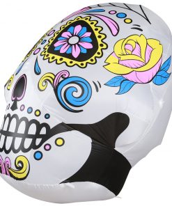 Holidayana Inflatable Halloween Skull Decoration With Built-In Fan And LED Lights HOME GOODS 27 Holidayana Inflatable Halloween Skull Decoration With Built-In Fan And LED Lights HOME GOODS