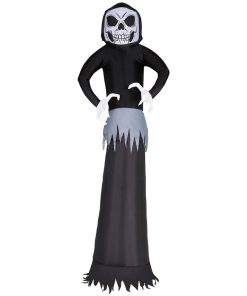 Holidayana HOME GOODS 9 Ft Black Reaper Ghost Halloween Inflatable 18 Holidayana HOME GOODS 9 Ft Black Reaper Ghost Halloween Inflatable