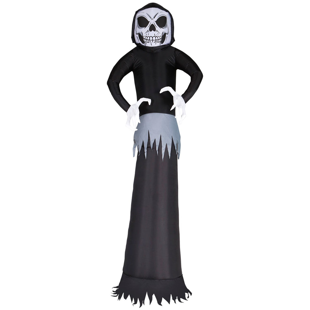 Holidayana HOME GOODS 9 Ft Black Reaper Ghost Halloween Inflatable 9 Holidayana HOME GOODS 9 Ft Black Reaper Ghost Halloween Inflatable