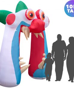 Holidayana 10 Ft Clown Arch Halloween Inflatable 10 Holidayana 10 Ft Clown Arch Halloween Inflatable
