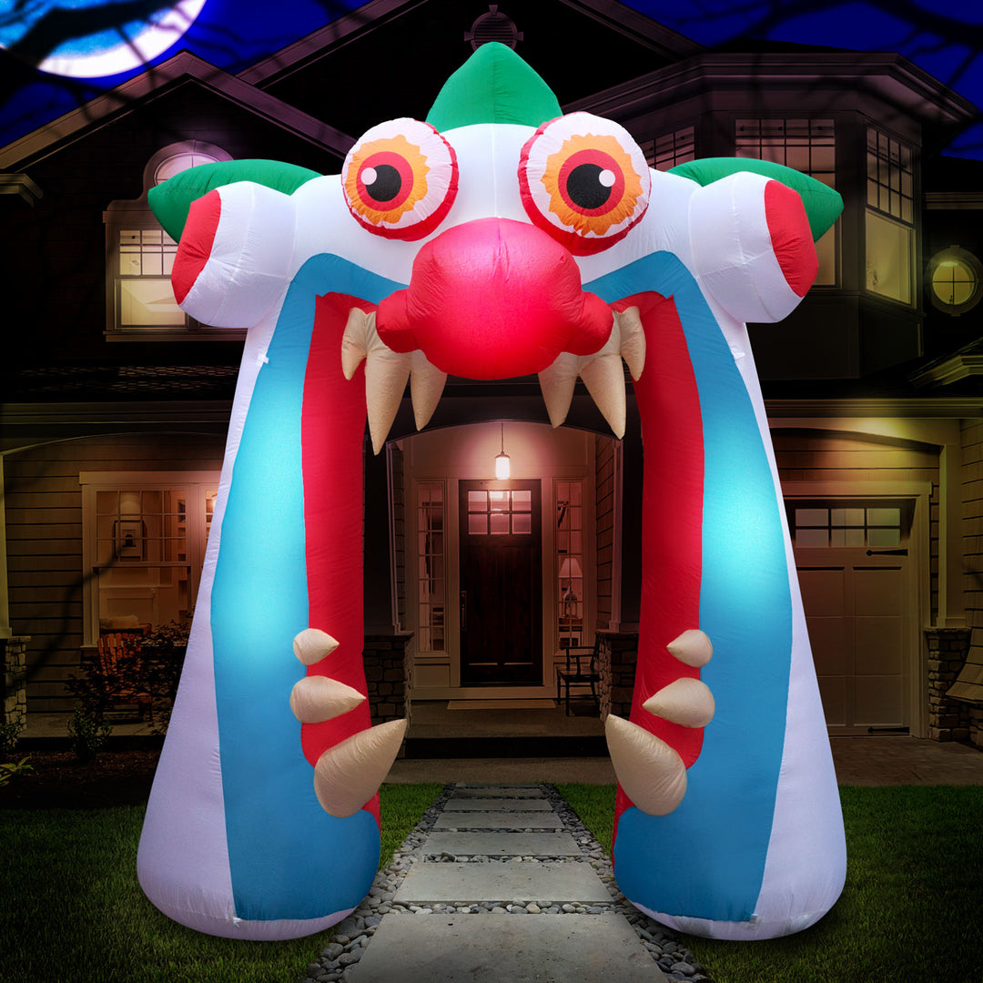 Holidayana 10 Ft Clown Arch Halloween Inflatable 1 Holidayana 10 Ft Clown Arch Halloween Inflatable