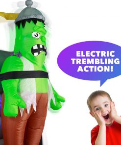 Holidayana 7 Ft Shaking Electrified Monster Experiment Halloween Inflatable HOME GOODS