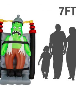 Holidayana 7 Ft Shaking Electrified Monster Experiment Halloween Inflatable HOME GOODS