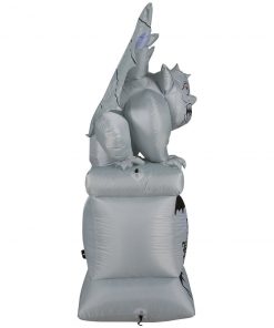 Holidayana 8 Ft Perched Stone Gargoyle On Pedestal Halloween Inflatable