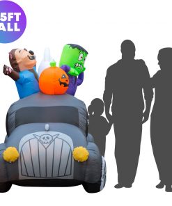 Holidayana Lawn Inflatables 5.5 Ft Inflatable Halloween Monster Hearse Yard Decoration 13 Holidayana Lawn Inflatables 5.5 Ft Inflatable Halloween Monster Hearse Yard Decoration