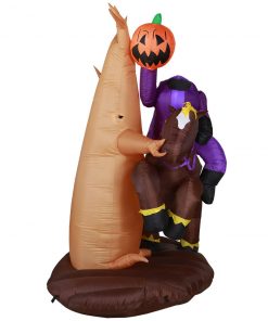 Holidayana HOME GOODS 8 Ft Headless Horseman With Jack O' Lantern Head Halloween Inflatable 16 Holidayana HOME GOODS 8 Ft Headless Horseman With Jack O' Lantern Head Halloween Inflatable
