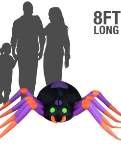 Holidayana 8 Ft Long Creepy Crawly Spider Halloween Inflatable