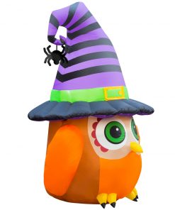 Marketfleet Inc. 6 Ft Inflatable Halloween Witch Owl Yard Decoration Lawn Inflatables 11 Marketfleet Inc. 6 Ft Inflatable Halloween Witch Owl Yard Decoration Lawn Inflatables