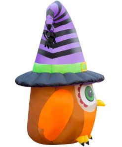 Marketfleet Inc. 6 Ft Inflatable Halloween Witch Owl Yard Decoration Lawn Inflatables 14 Marketfleet Inc. 6 Ft Inflatable Halloween Witch Owl Yard Decoration Lawn Inflatables