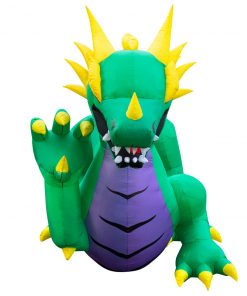 Holidayana 15 Ft Inflatable Halloween Serpent Dragon Yard Decoration Lawn Inflatables