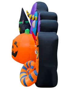Holidayana 9 Ft Inflatable Halloween Spooky Sign Yard Decoration Lawn Inflatables