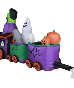 Holidayana HOME GOODS 10 Ft Long Runaway Graveyard Train Halloween Inflatable 15 Holidayana HOME GOODS 10 Ft Long Runaway Graveyard Train Halloween Inflatable