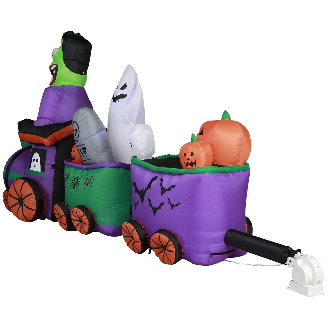 Holidayana HOME GOODS 10 Ft Long Runaway Graveyard Train Halloween Inflatable 6 Holidayana HOME GOODS 10 Ft Long Runaway Graveyard Train Halloween Inflatable