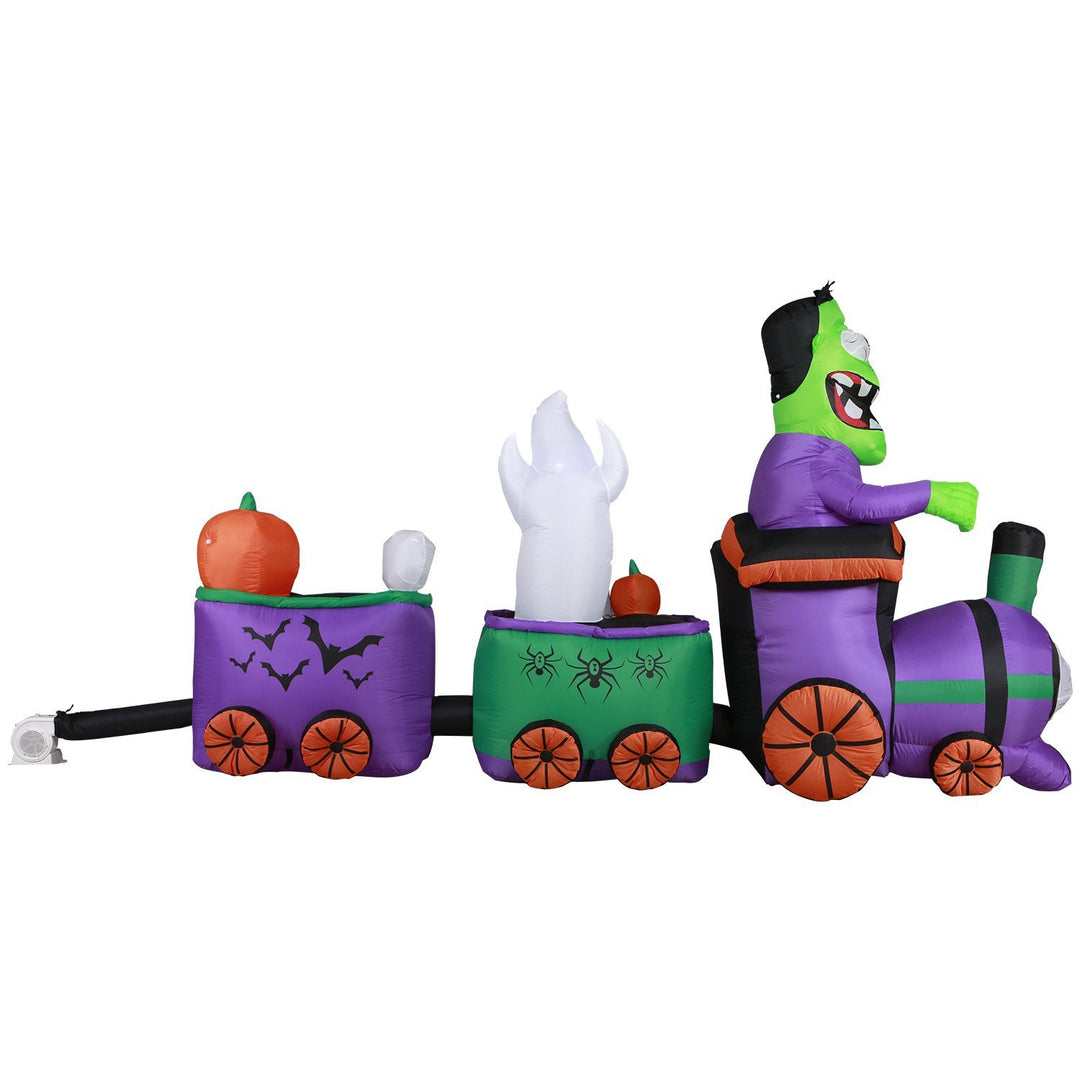 Holidayana HOME GOODS 10 Ft Long Runaway Graveyard Train Halloween Inflatable 4 Holidayana HOME GOODS 10 Ft Long Runaway Graveyard Train Halloween Inflatable