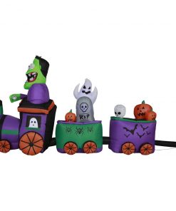 Holidayana HOME GOODS 10 Ft Long Runaway Graveyard Train Halloween Inflatable 14 Holidayana HOME GOODS 10 Ft Long Runaway Graveyard Train Halloween Inflatable