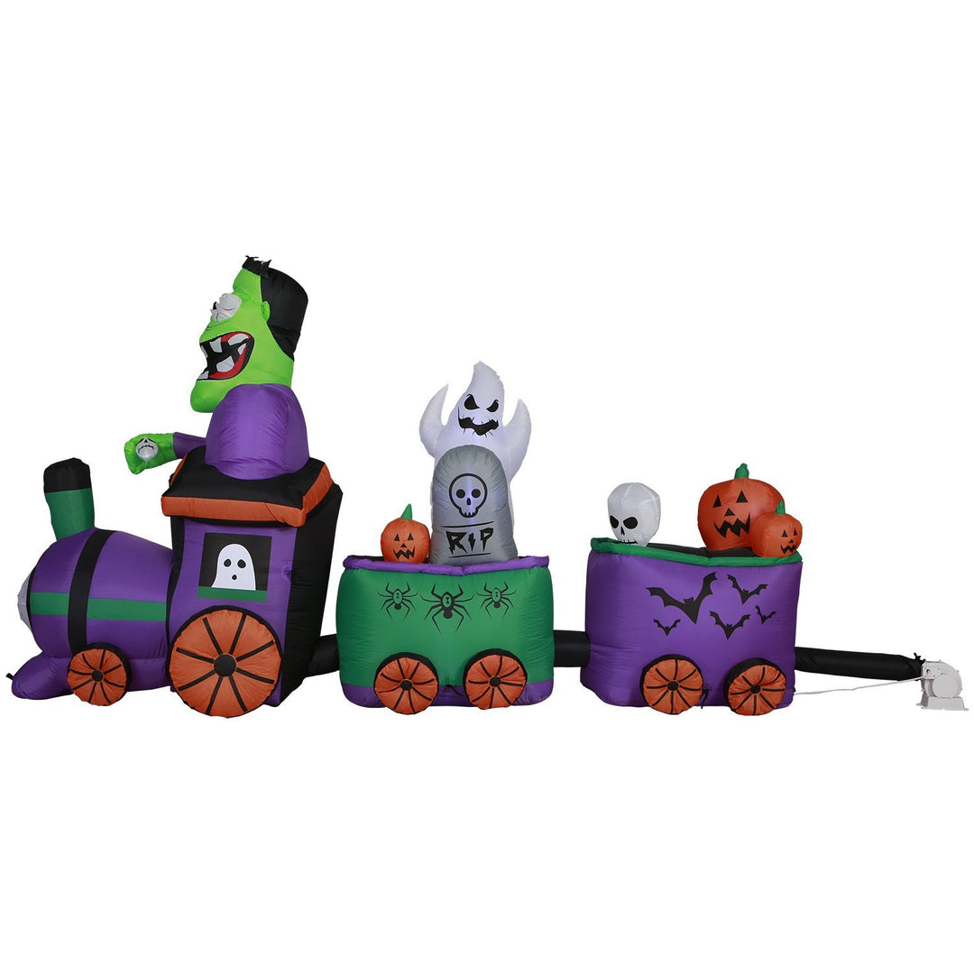 Holidayana HOME GOODS 10 Ft Long Runaway Graveyard Train Halloween Inflatable 5 Holidayana HOME GOODS 10 Ft Long Runaway Graveyard Train Halloween Inflatable