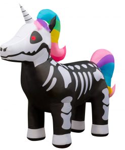Holidayana 8 Ft Inflatable Halloween Skeleton Unicorn Yard Decoration 13 Holidayana 8 Ft Inflatable Halloween Skeleton Unicorn Yard Decoration