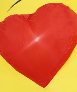 Holidayana HOME GOODS 4.5 Ft Heart Eyes Emoji Inflatable Yard Decoration With Built-in Bulbs, Tie-Downs, And Fan