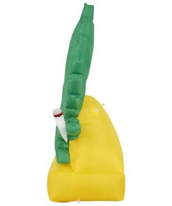 Holidayana 6 Ft Giant Weed Inflatable Yard Decoration With Built-in Bulbs, Tie-Downs, And Fan