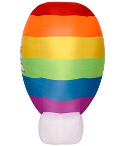 Holidayana LAWN & GARDEN DECOR 6ft Tall Valentine's Day "Love" Rainbow Heart Lawn Inflatable, Bright Lights, Built-in Fan, And Included Stakes And Ropes 8 Holidayana LAWN & GARDEN DECOR 6ft Tall Valentine's Day