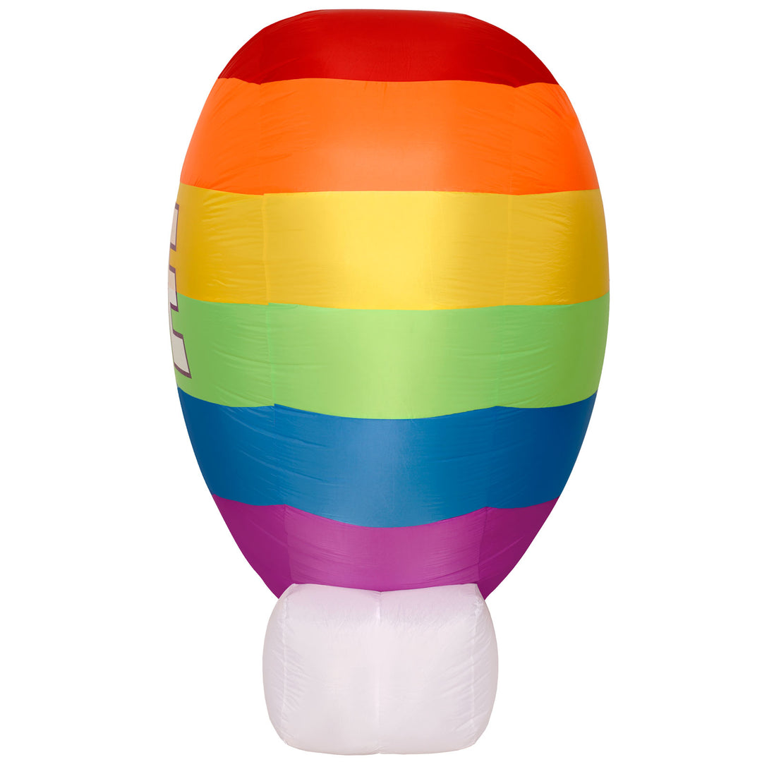 Holidayana LAWN & GARDEN DECOR 6ft Tall Valentine's Day "Love" Rainbow Heart Lawn Inflatable, Bright Lights, Built-in Fan, And Included Stakes And Ropes 4 Holidayana LAWN & GARDEN DECOR 6ft Tall Valentine's Day "Love" Rainbow Heart Lawn Inflatable, Bright Lights, Built-in Fan, And Included Stakes And Ropes