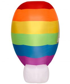 Holidayana LAWN & GARDEN DECOR 6ft Tall Valentine's Day "Love" Rainbow Heart Lawn Inflatable, Bright Lights, Built-in Fan, And Included Stakes And Ropes 9 Holidayana LAWN & GARDEN DECOR 6ft Tall Valentine's Day