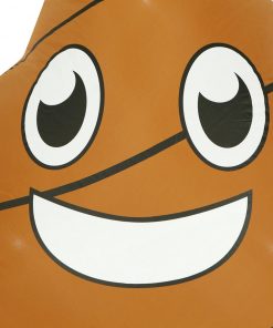 Holidayana 4 Ft Inflatable Christmas Poop Outdoor Decoration With LED Lights, Fan, And Stakes