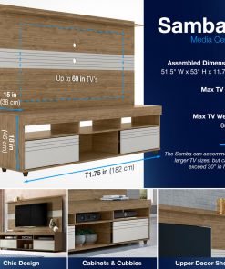 Topp Essentials Samba Home Entertainment And Media Center HOME GOODS