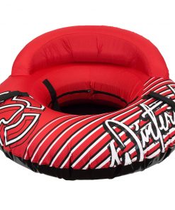 Winterial Deluxe Snow Tube With Back Rest And Carry Strap - Red SPORTING GOODS