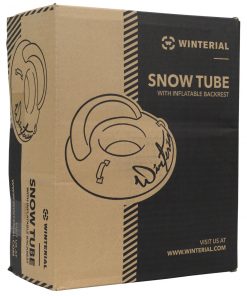 Winterial Deluxe Snow Tube With Back Rest And Carry Strap - Red SPORTING GOODS
