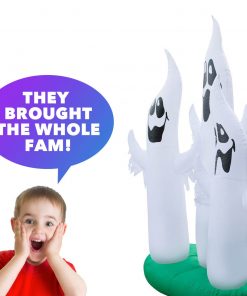 Holidayana HOME GOODS Inflatable Ghost Family Decoration With Built-In Fan And LED Lights