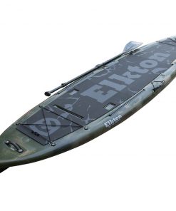 SPORTING GOODS Elkton Outdoors 12’ Hybrid IBIS Pro Stand-Up Fishing Paddleboard, Includes 2 Scotty, 2 Bungie, And 5 Multi-use Track Mounts