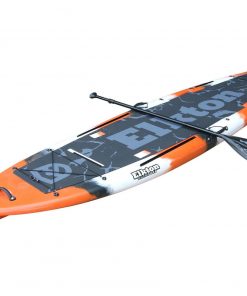 SPORTING GOODS Elkton Outdoors 12’ Hybrid IBIS Pro Stand-Up Fishing Paddleboard, Includes 2 Scotty, 2 Bungie, And 5 Multi-use Track Mounts