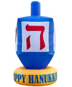 Holidayana Inflatable Dreidel Hanukkah Decoration With Built-In Fan And LED Lights