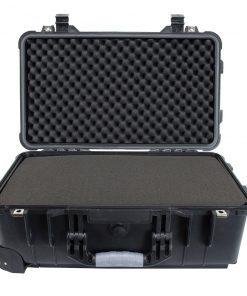 Elkton Outdoors SPORTING GOODS 22 Inch PISTOL HARD ROLLING GUN CASE- TSA APPROVED: CRUSH RESISTANT & WATERPROOF